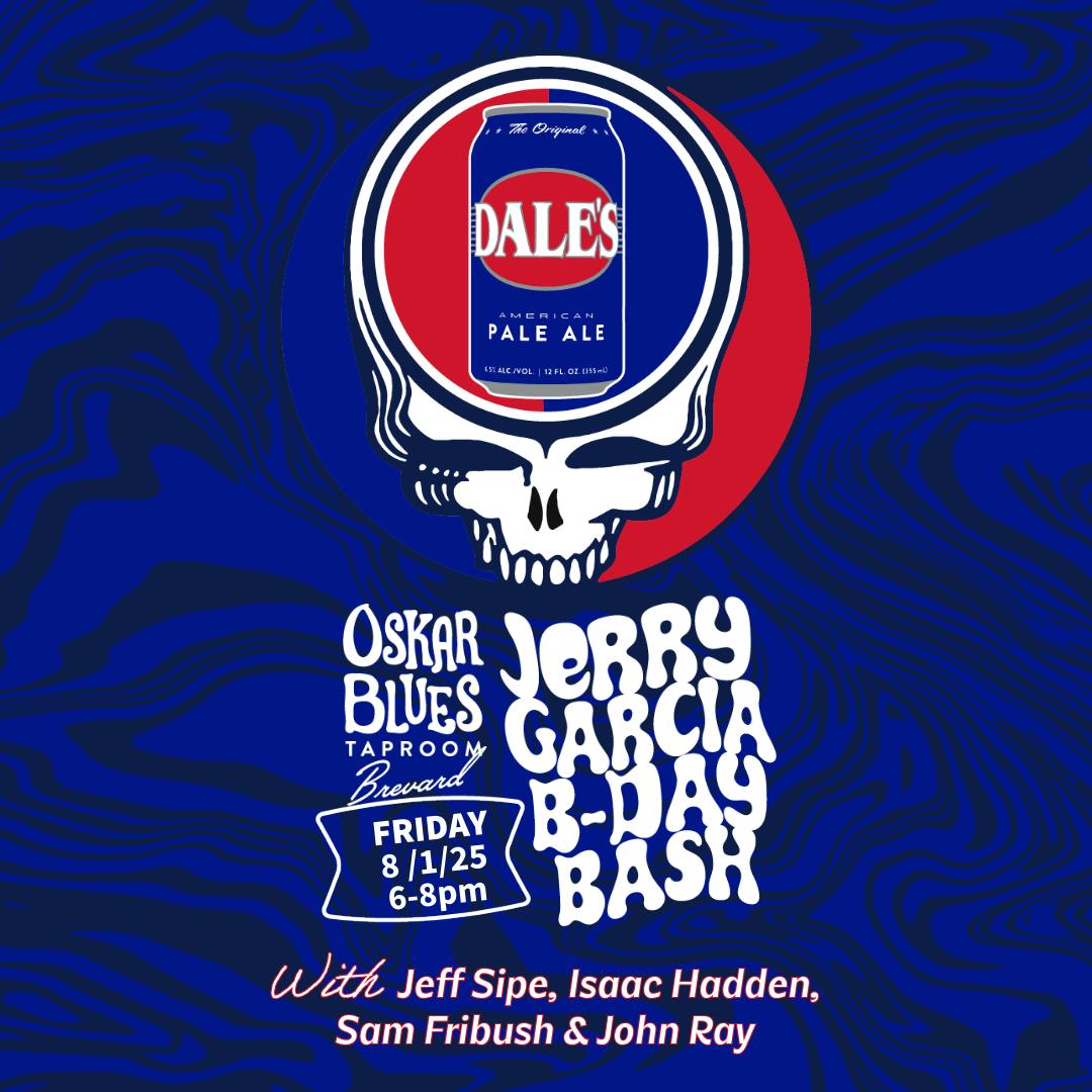 Jerry Garcia Birthday Bash Jam Oskar Blues Brewery jerry-garcia-birthday-bash-jam-oskar-blues-brewery
