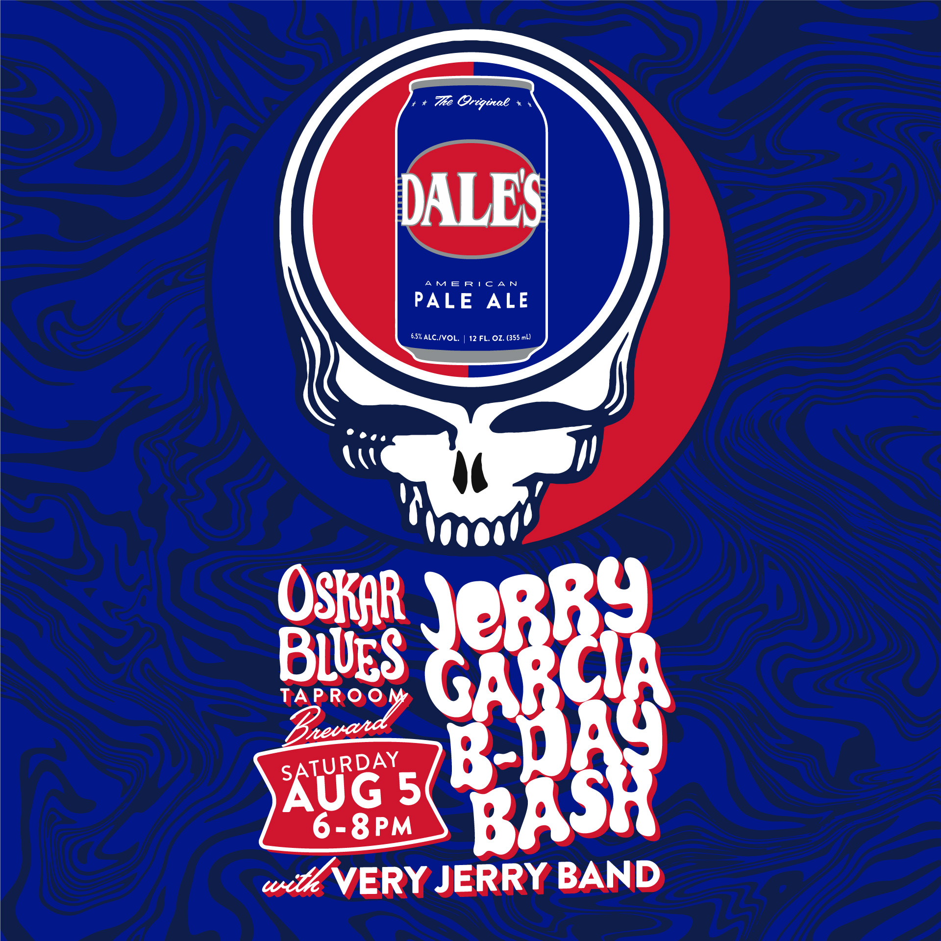 Jerry Garcia Birthday Bash with the Very Jerry Band