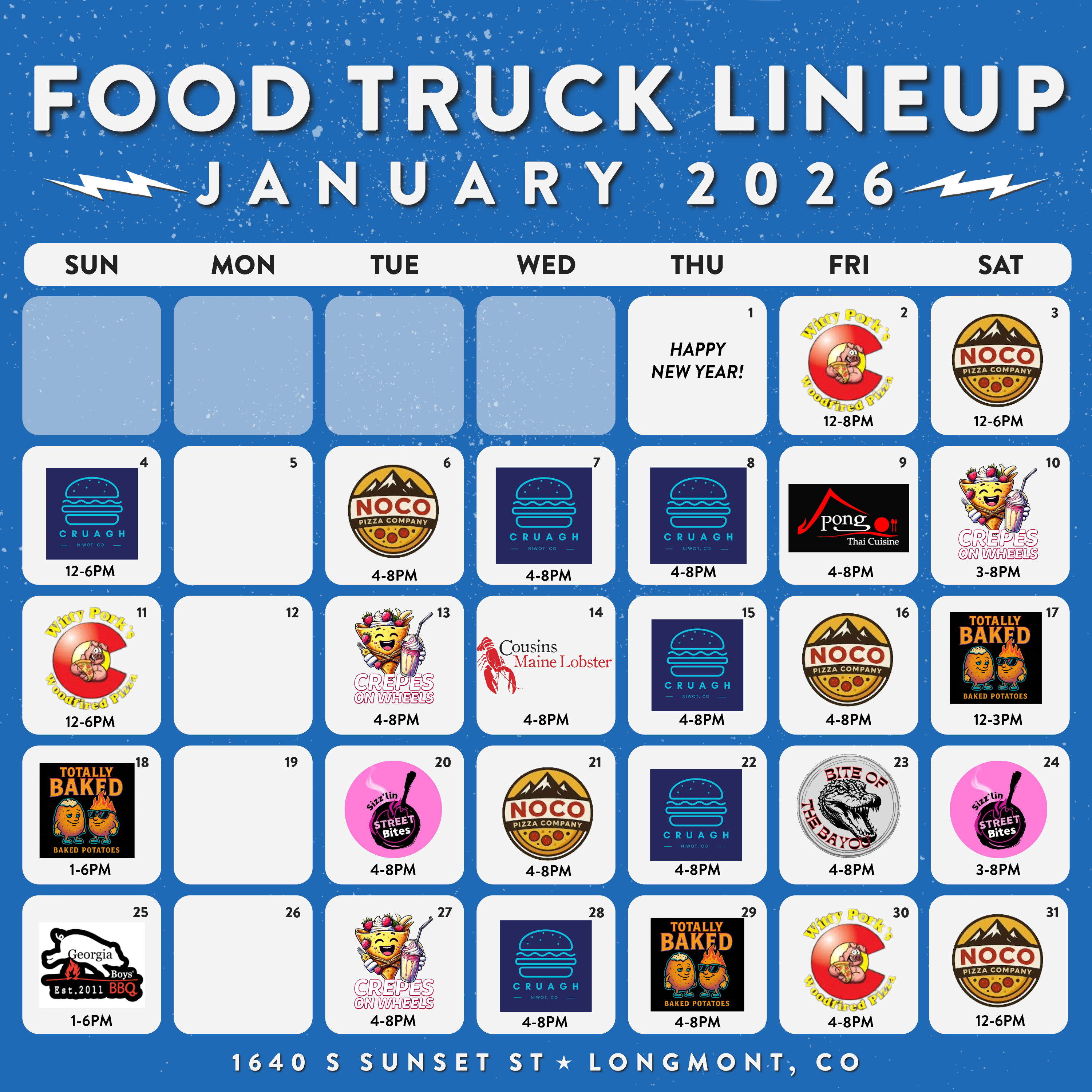 Longmont Food Trucks – January 2026