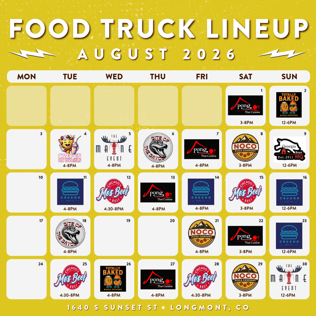 Longmont Food Trucks – August 2026