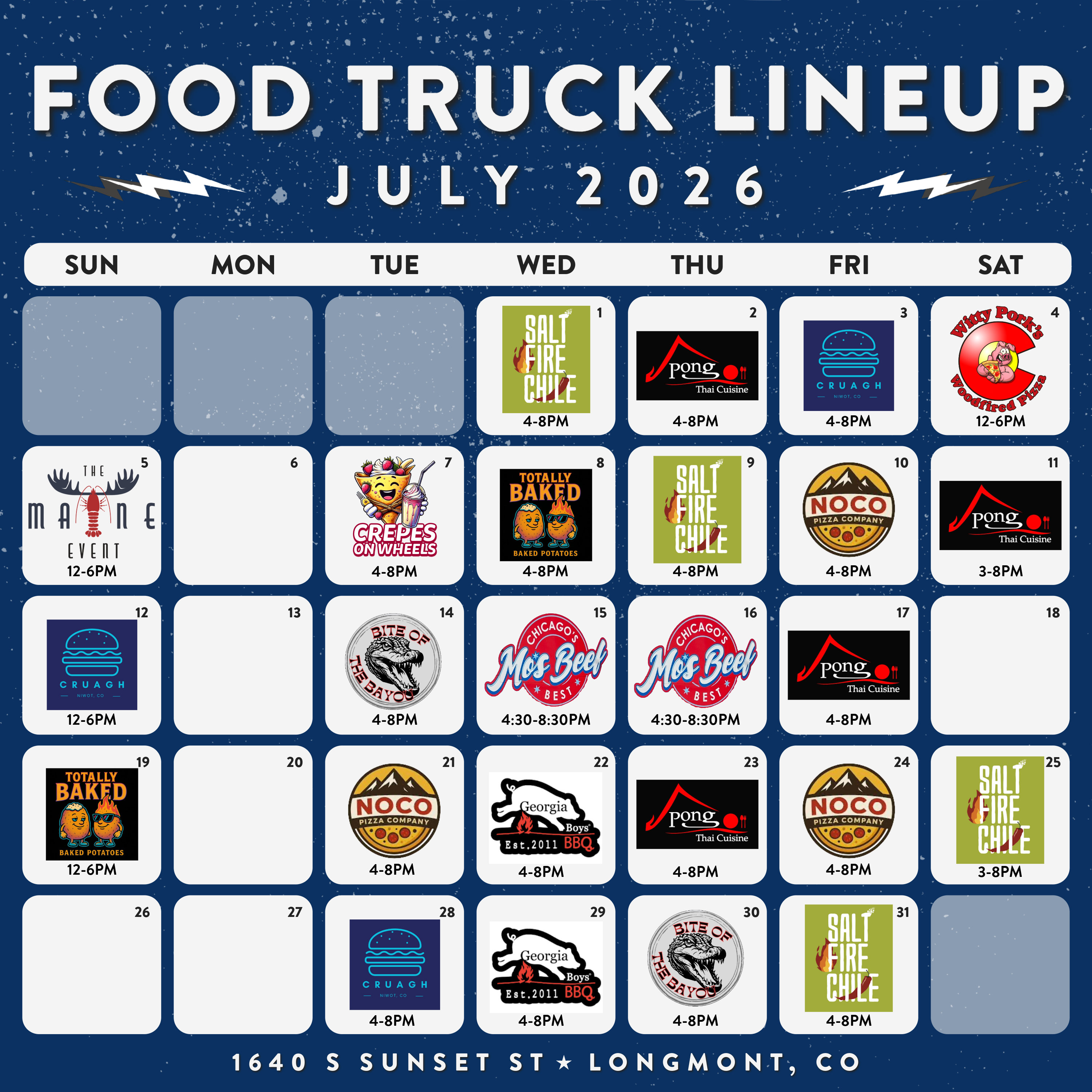 Longmont Food Trucks – July 2026