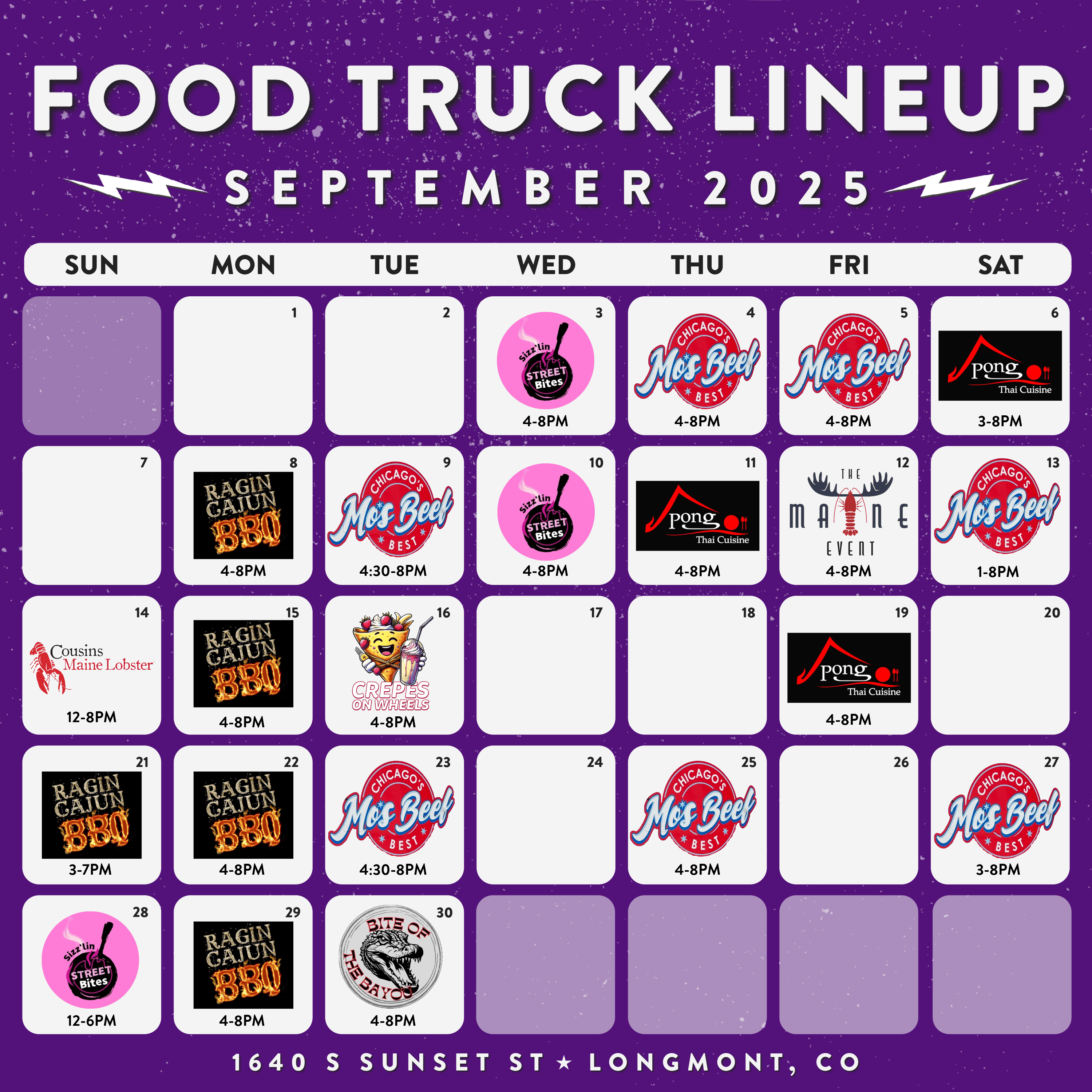 Longmont Food Trucks – September 2025