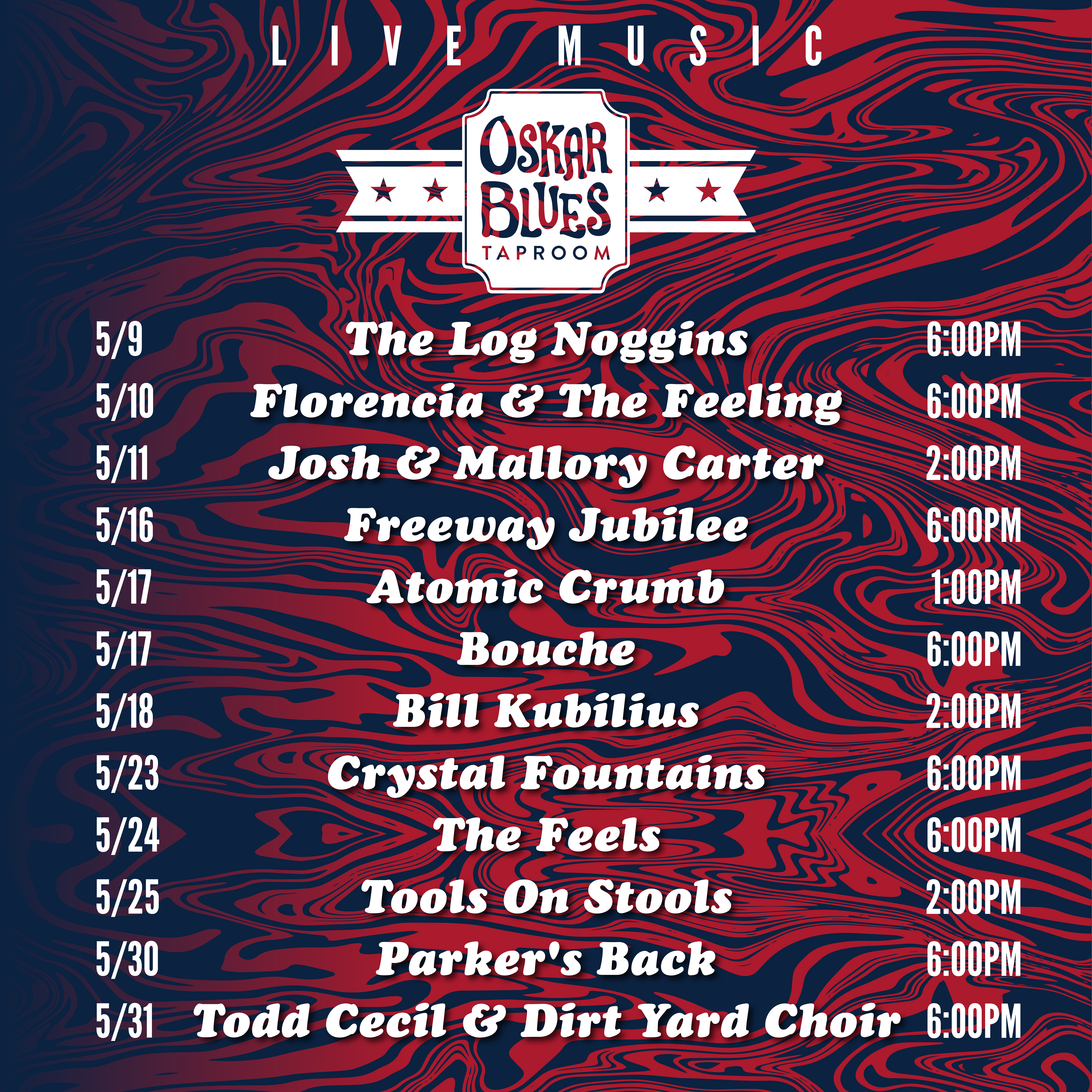 Brevard Live Music – May 2025