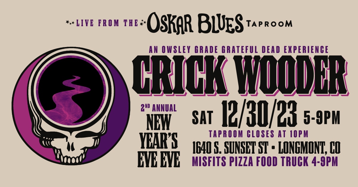 2nd Annual New Year’s Eve Eve with Crick Wooder