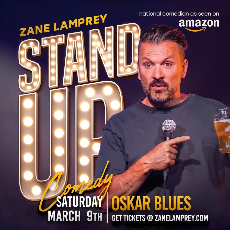 Zane Lamprey StandUp Comedy Tour Oskar Blues Brewery