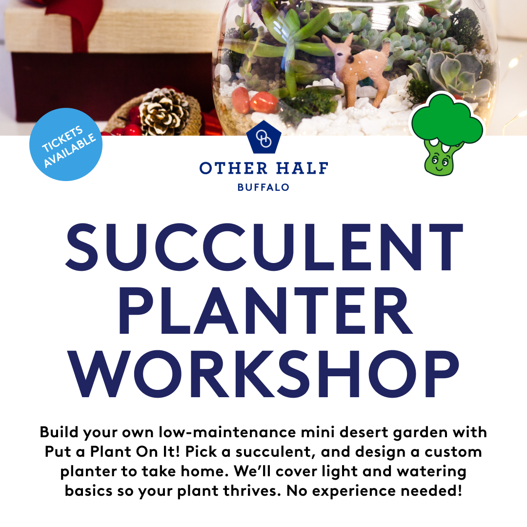 Succulent Planter Workshop Flyer