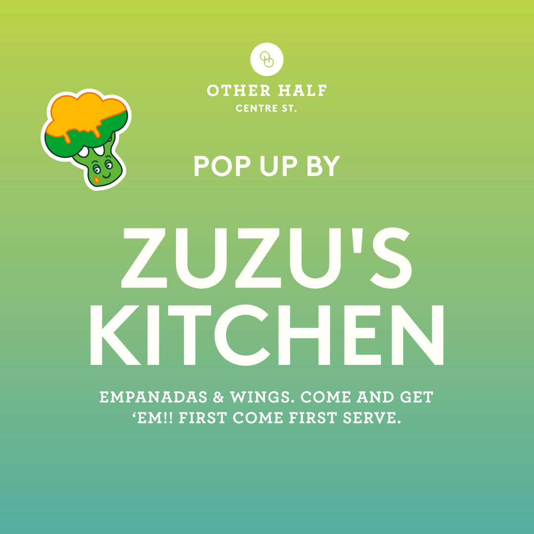 Zuzu Kitchen pop-up flyer
