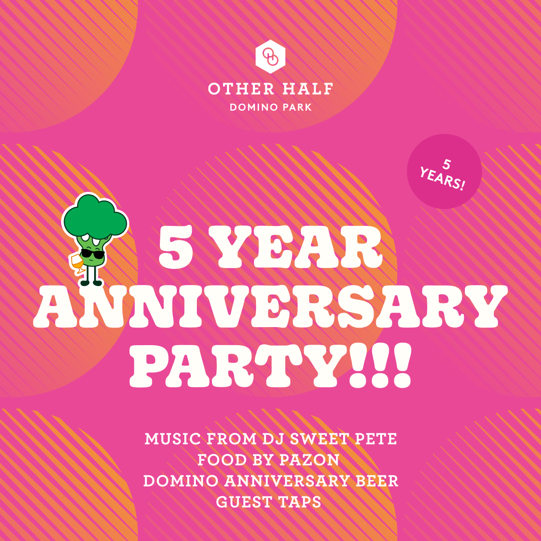 Domino Park 5th Anniversary Flyer