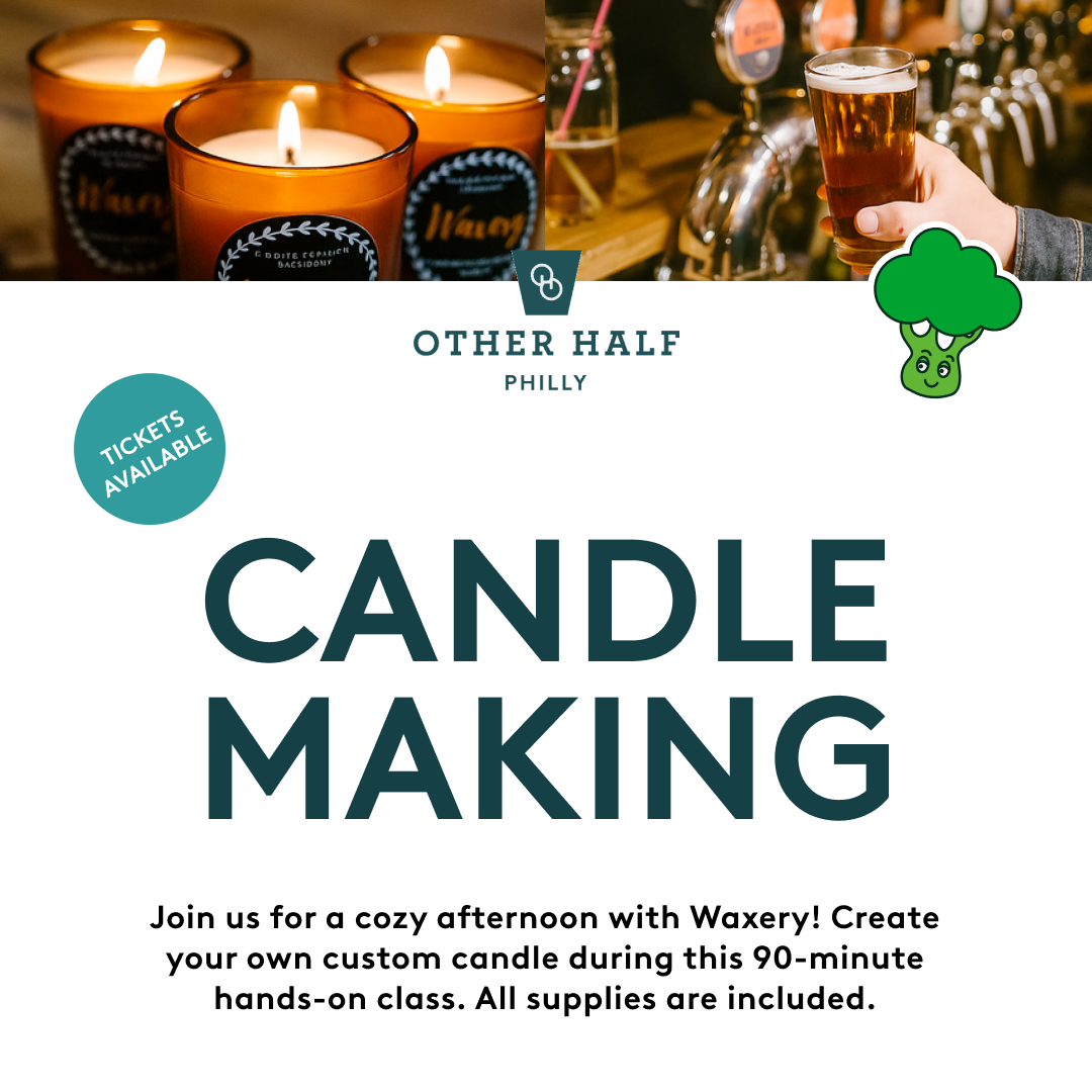 Candle making class flyer