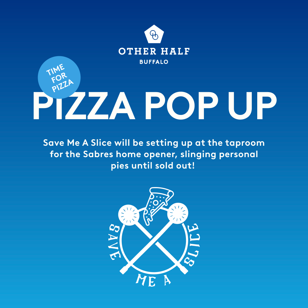 Sabre Home Opener with Save Me A Slice Flyer