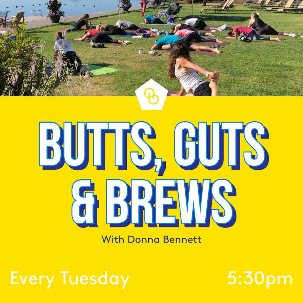 ButtsGutsBrews butts guts and brews flyer