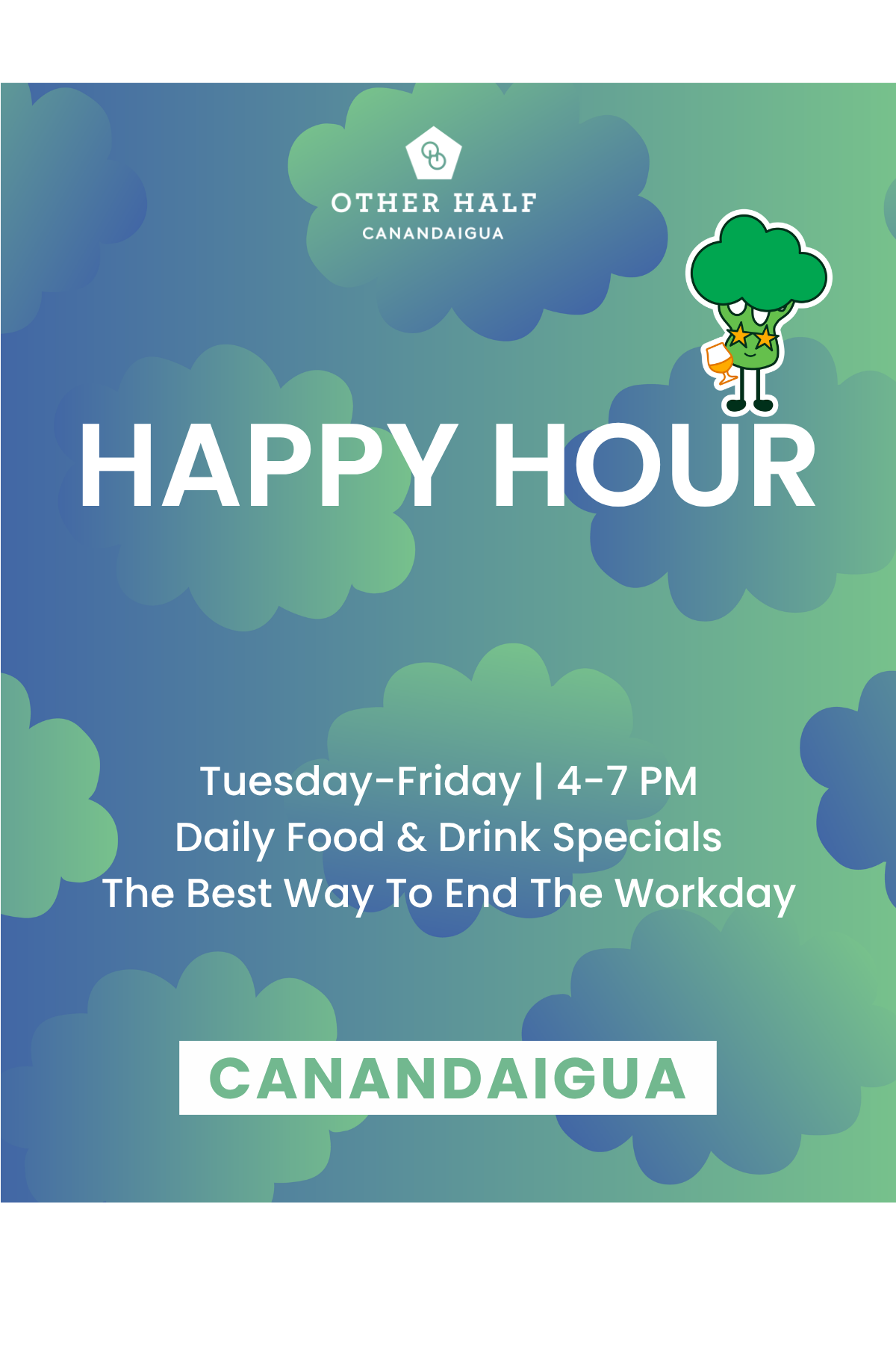 Canandaigua Happy Hour Flyer