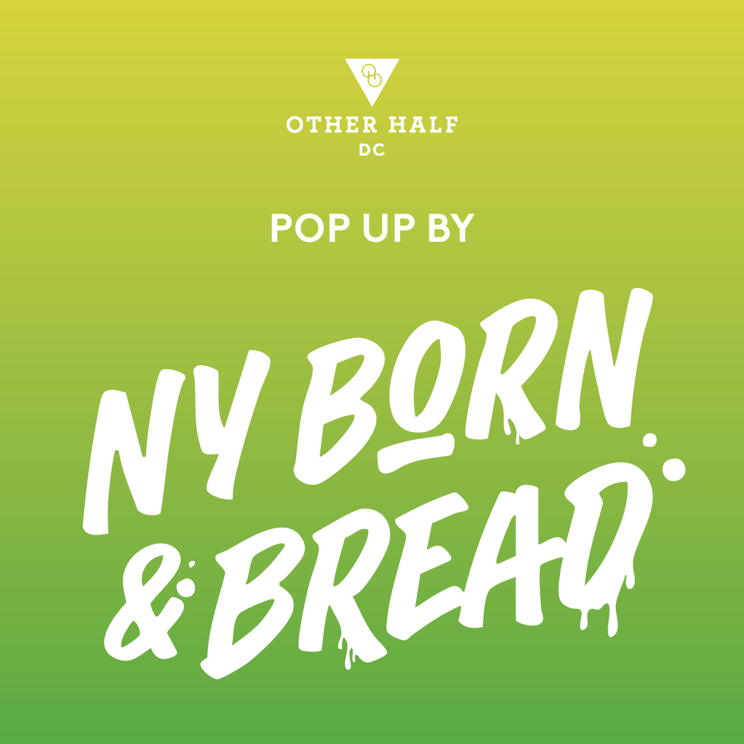 NY Born & Bread food pop-up flyer