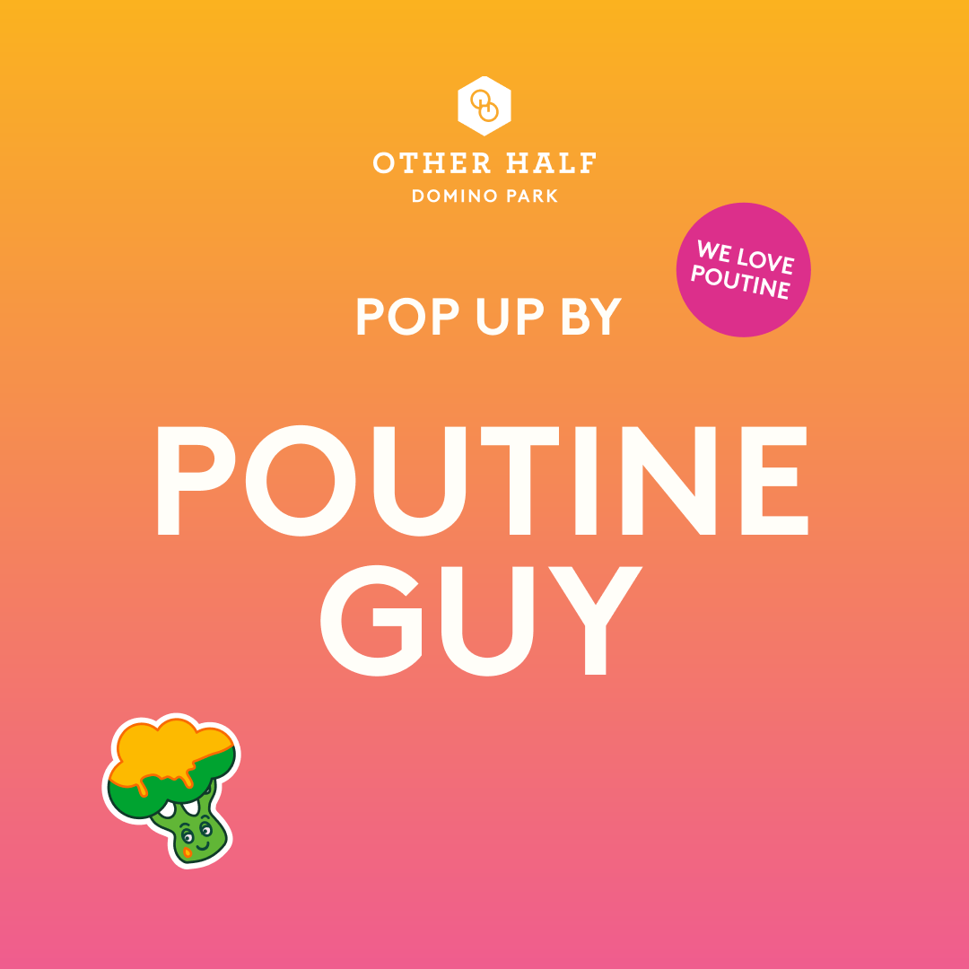 Poutine Guys food pop-up flyer Domino Park