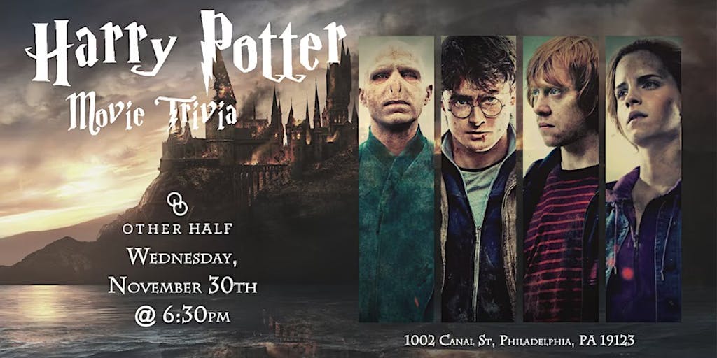 Harry Potter trivia flyer