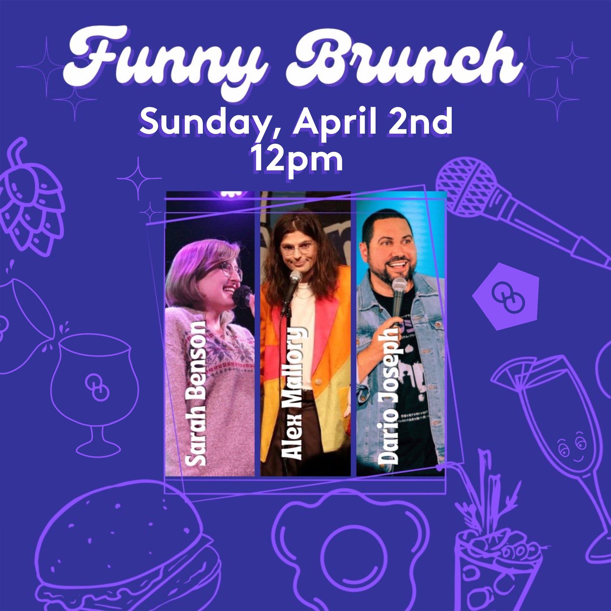 FLX Funny Brunch Flyer