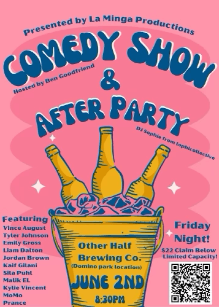 IMG_2374 La Minga Comedy Show flyer
