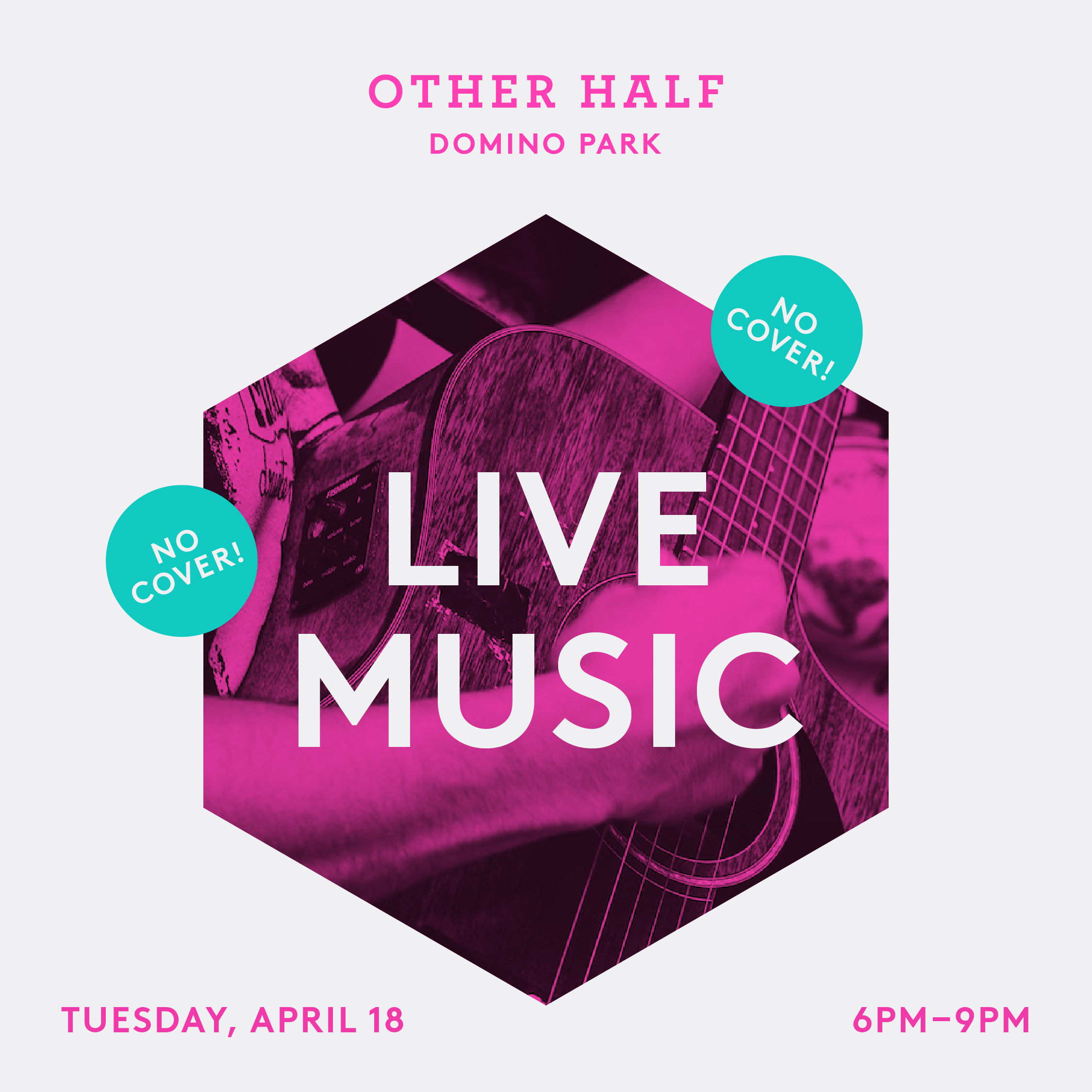 live music at domino park flyer