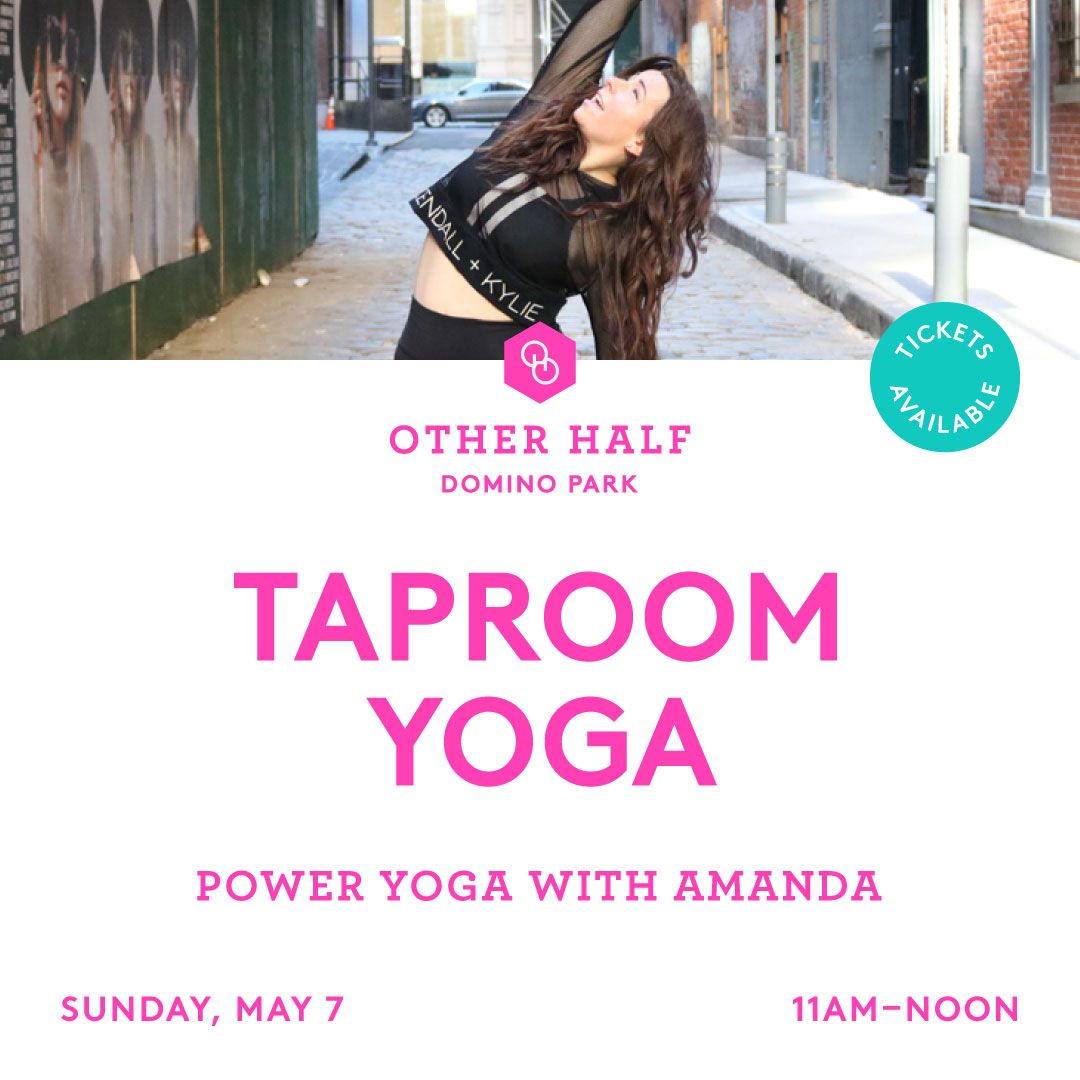 DOM taproom yoga flyer