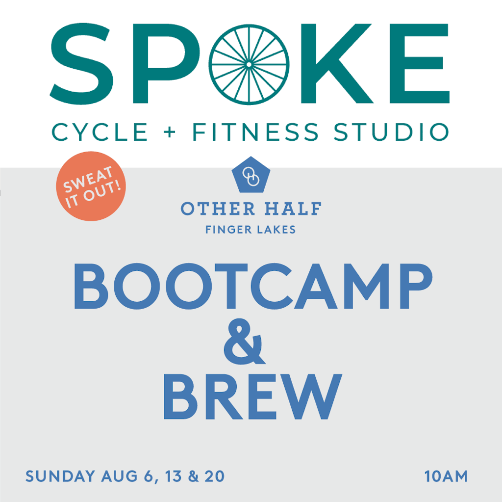 OHB_Bootcamp&Brew_FLX Bootcamp and Brew with Spoke cycle flyer