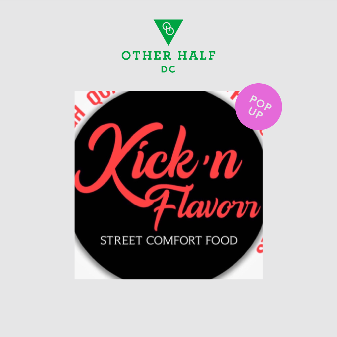 kick 'n flavor pop-up flyer