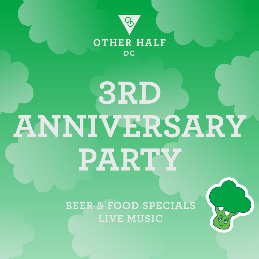 DC's 3rd Anniversary party flyer