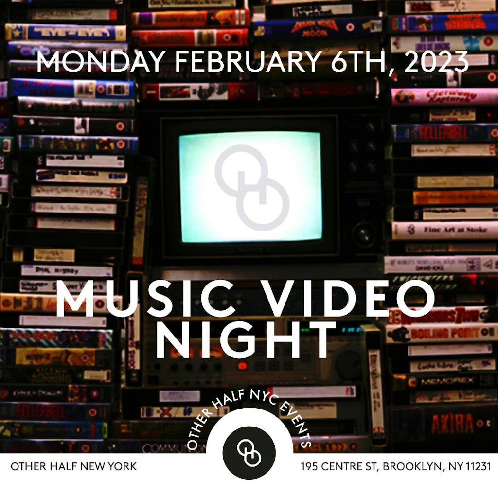 Music Video Night event flyer