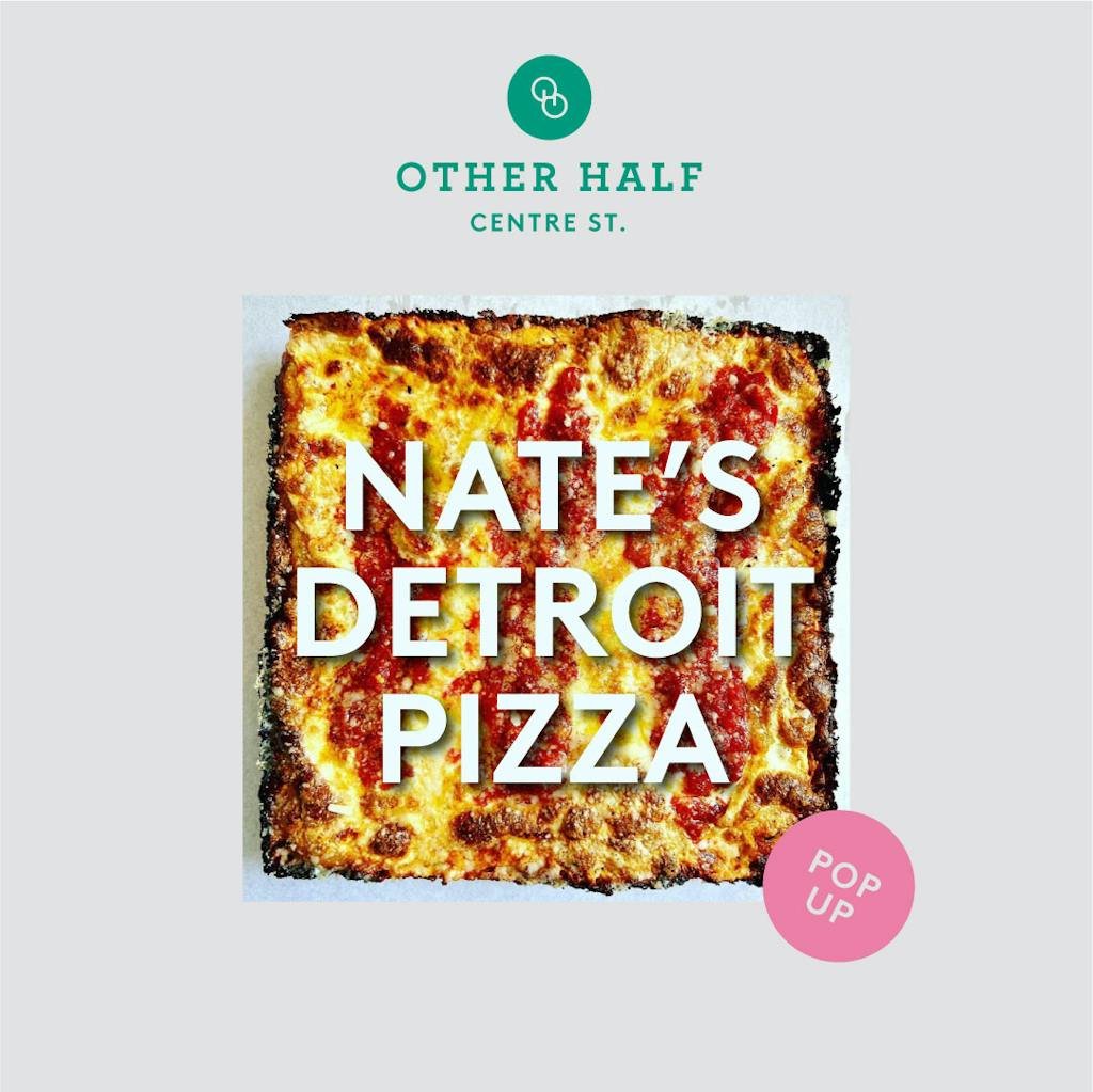 Nate's Detroit Pizza Food Pop-Up fyler