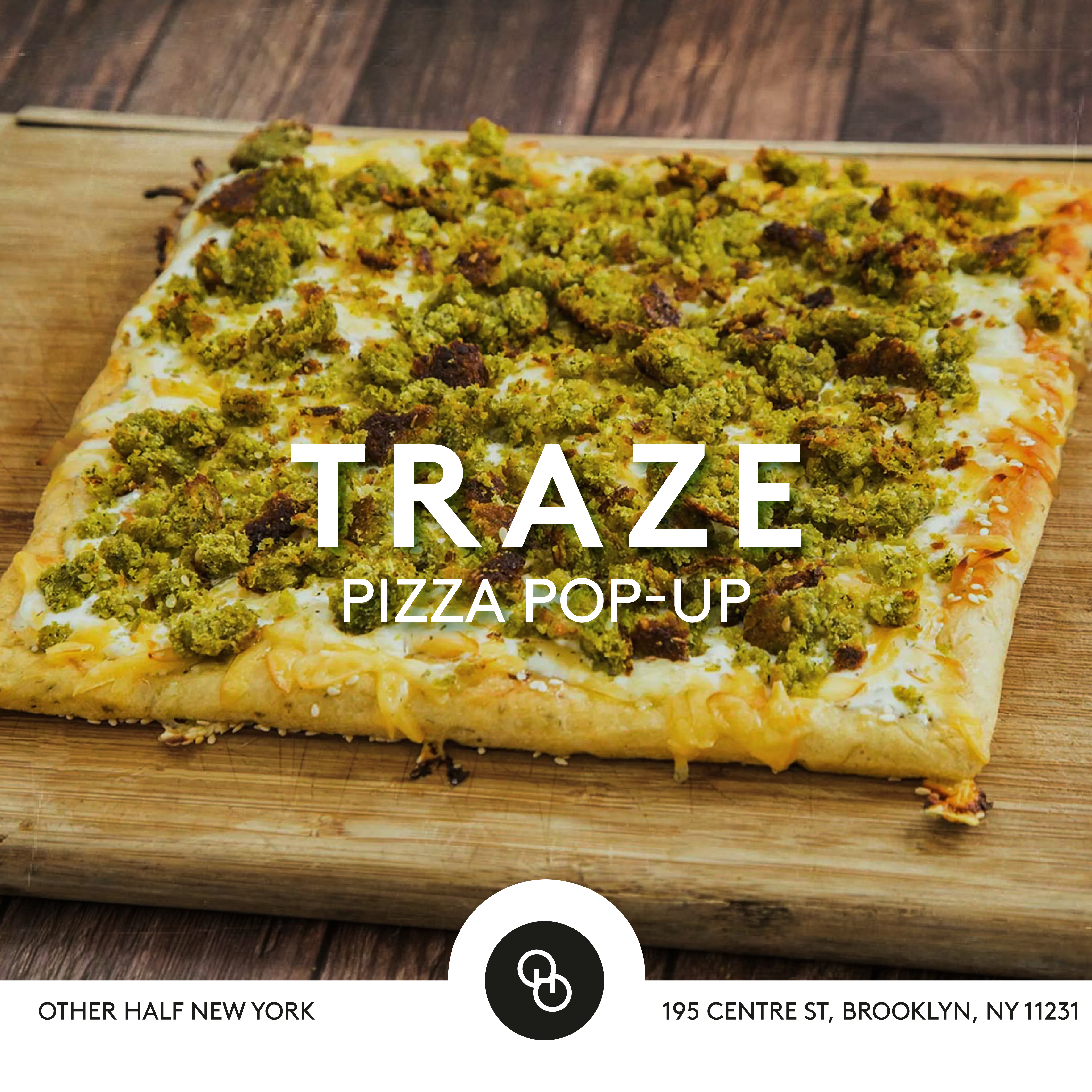 traze food pop-up flyer