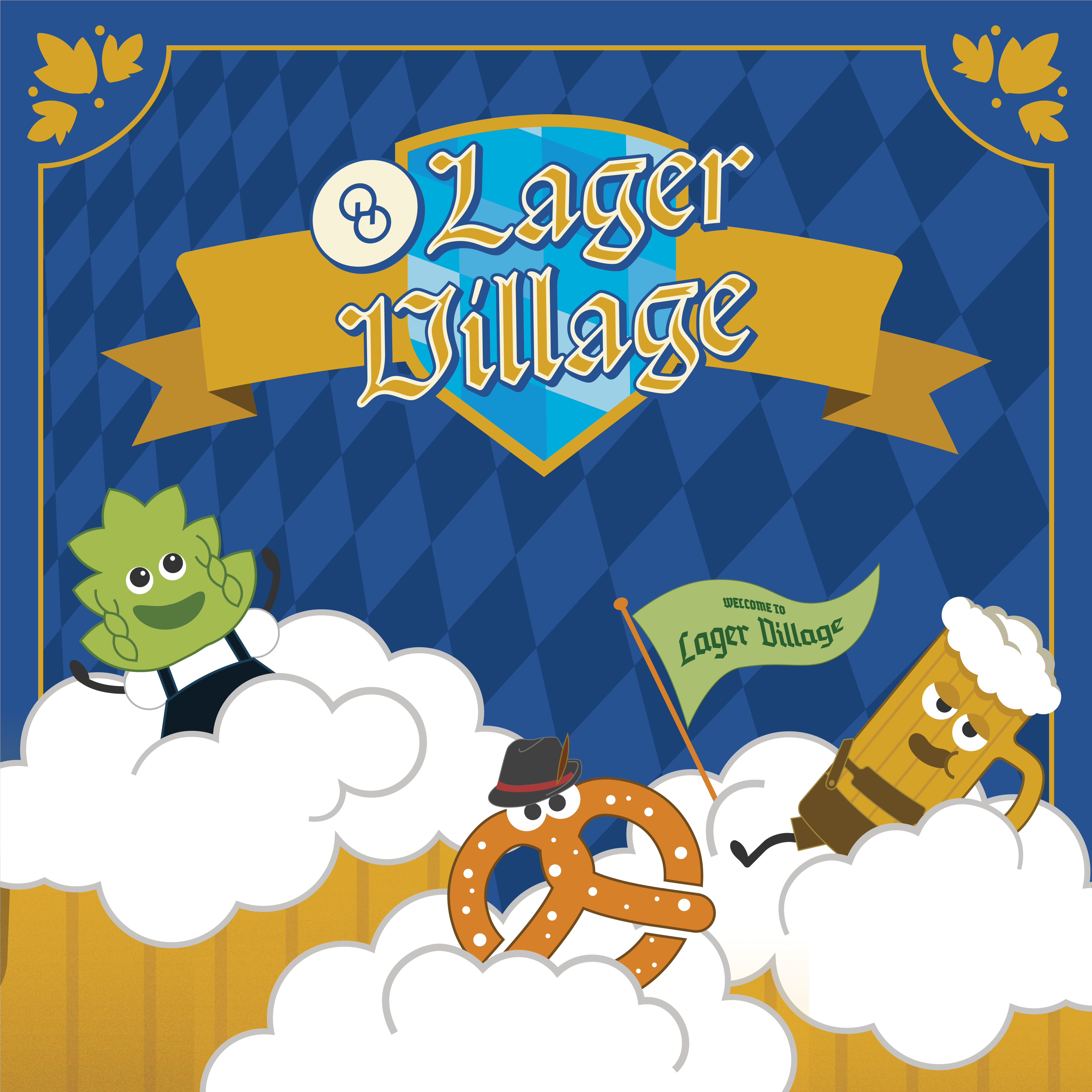 Lager Village graphic