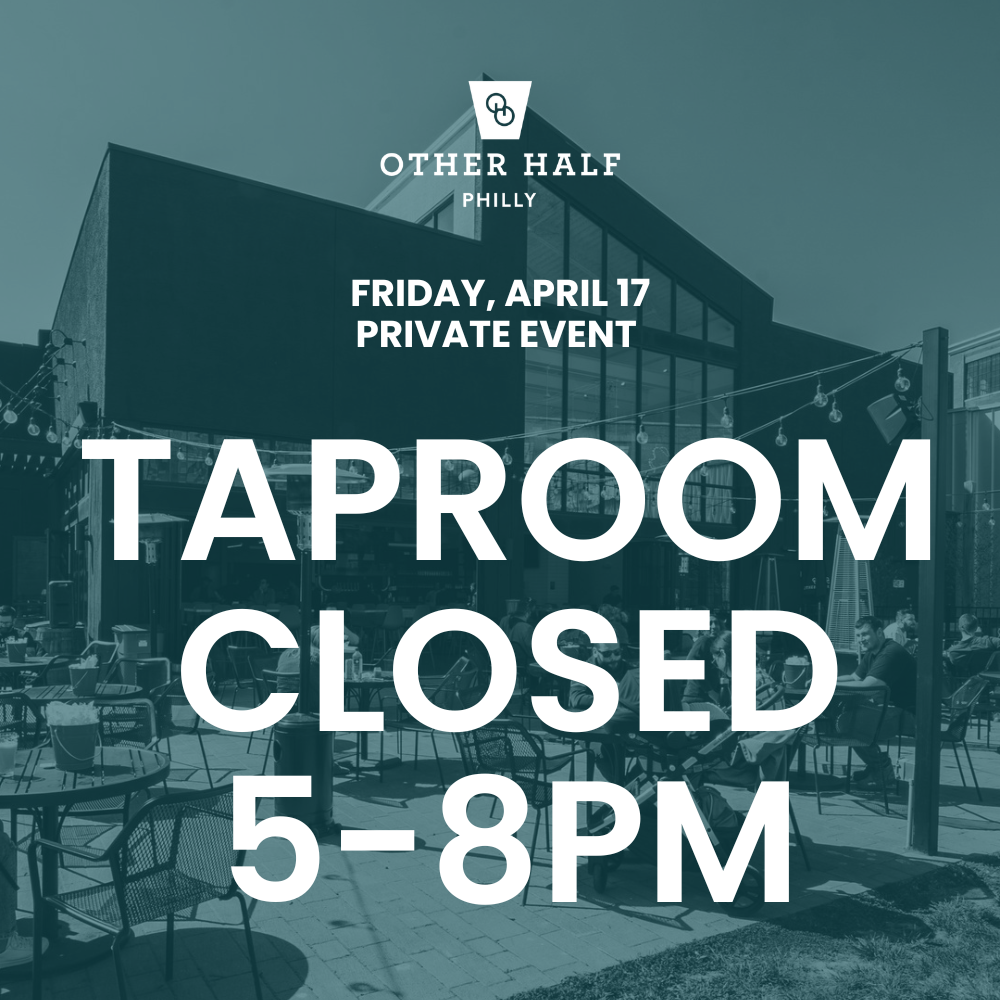 Philly taproom closure flyer