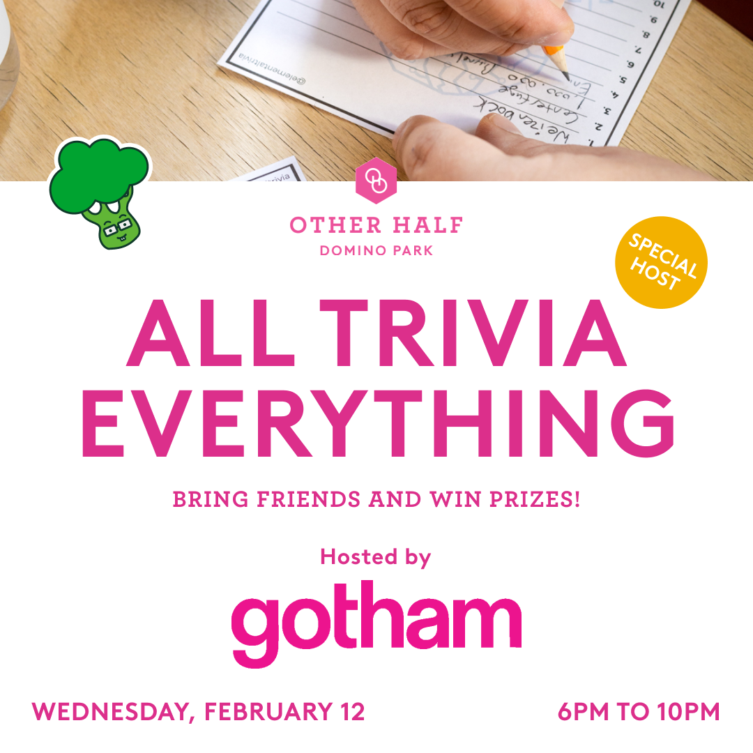 Gotham X Trivia Domino Park Flyer