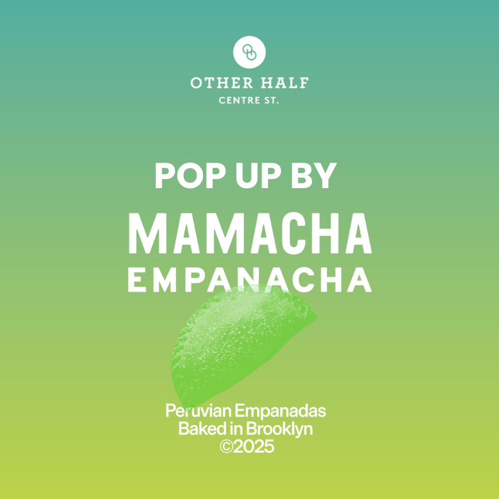 Mamacha Empanacha food pop-up flyer