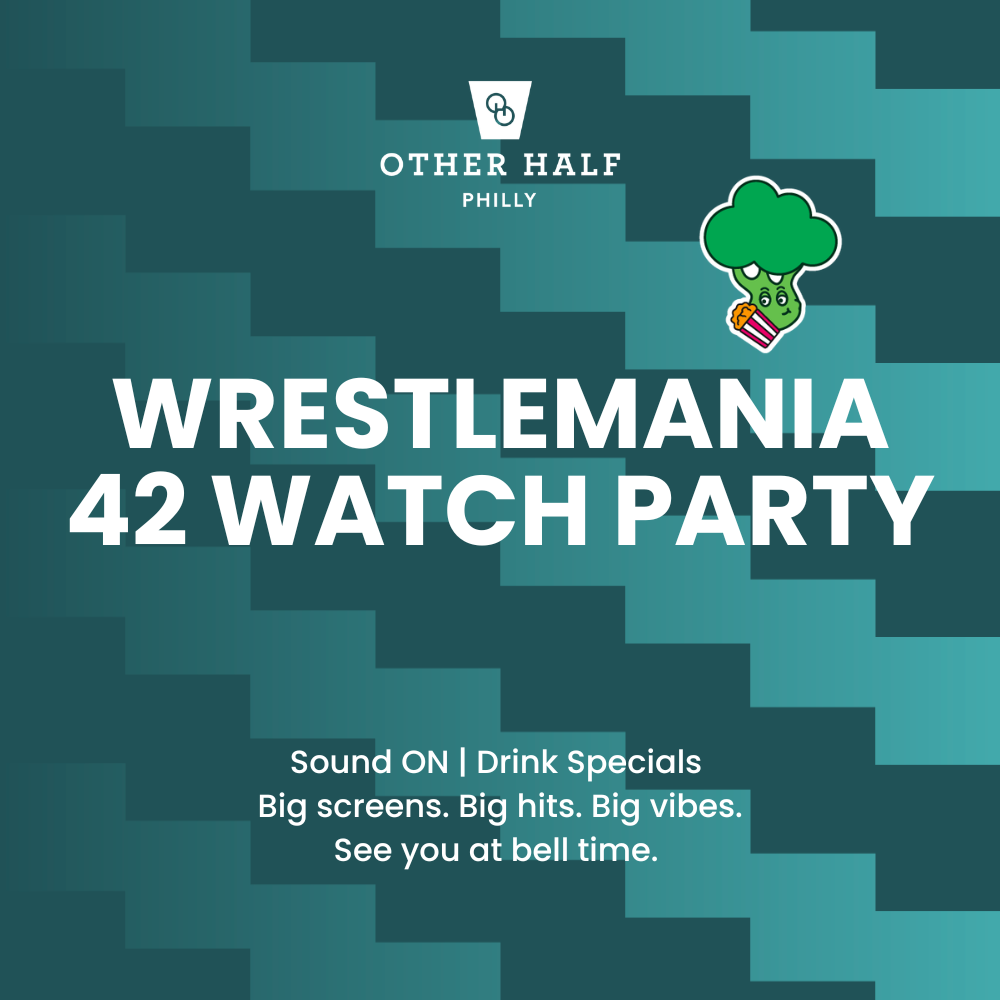 Wrestlemania watch party flyer