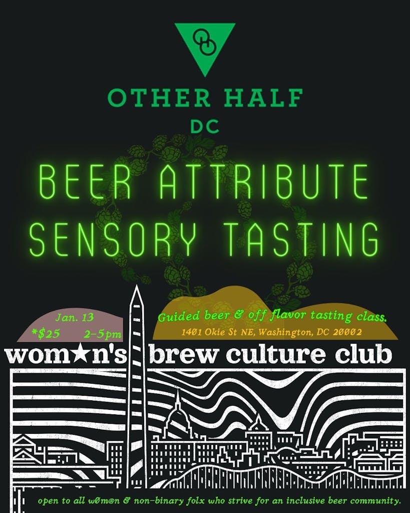 image000000 Women's Brew Culture Club - Sensory event flyer