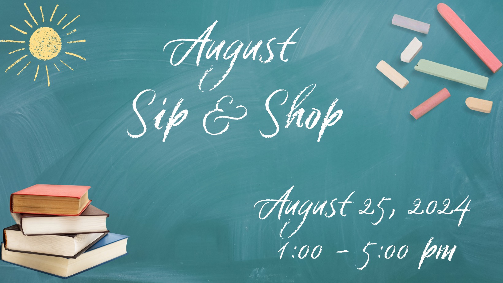 August Sip & Shop