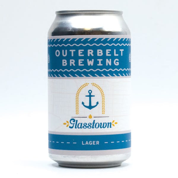 Glasstown can front can rendering - Outerbelt Brewing - Glasstown