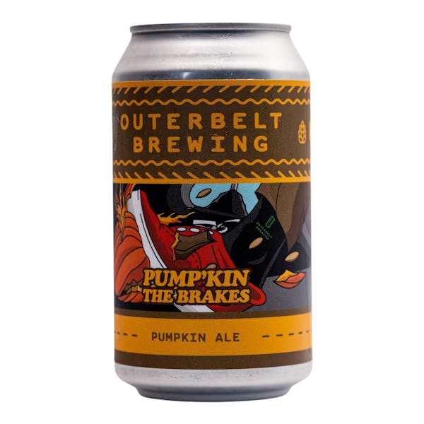 Pumpkin The Brakes In Person can rendering - Outerbelt Brewing - Pumpkin the Brakes