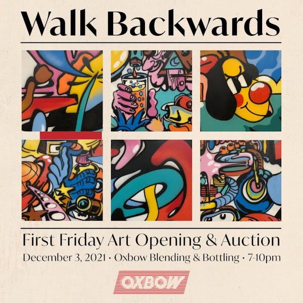 Walk Backwards: First Friday Art Opening & Auction