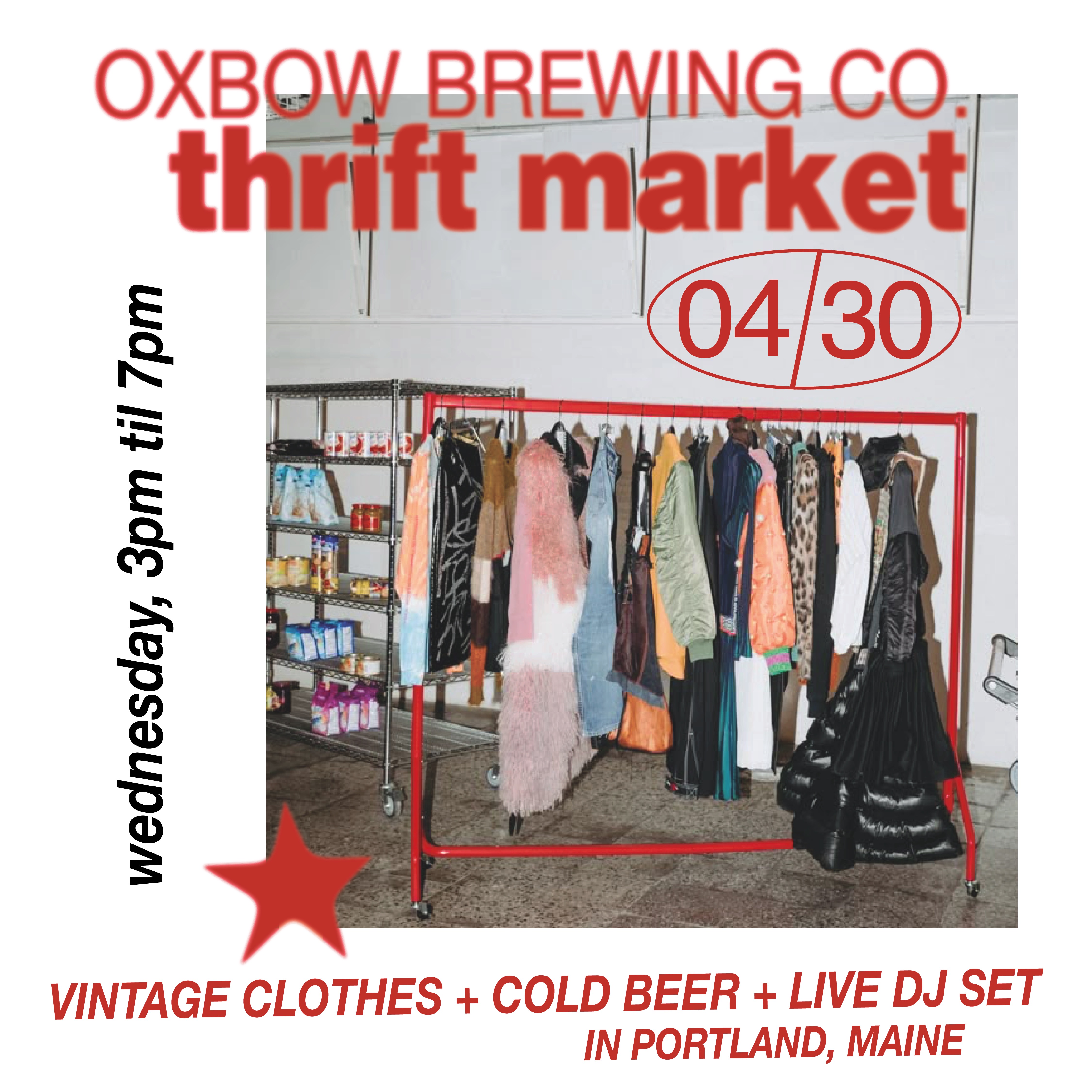 Oxbow Brewing Co. Thrift Market