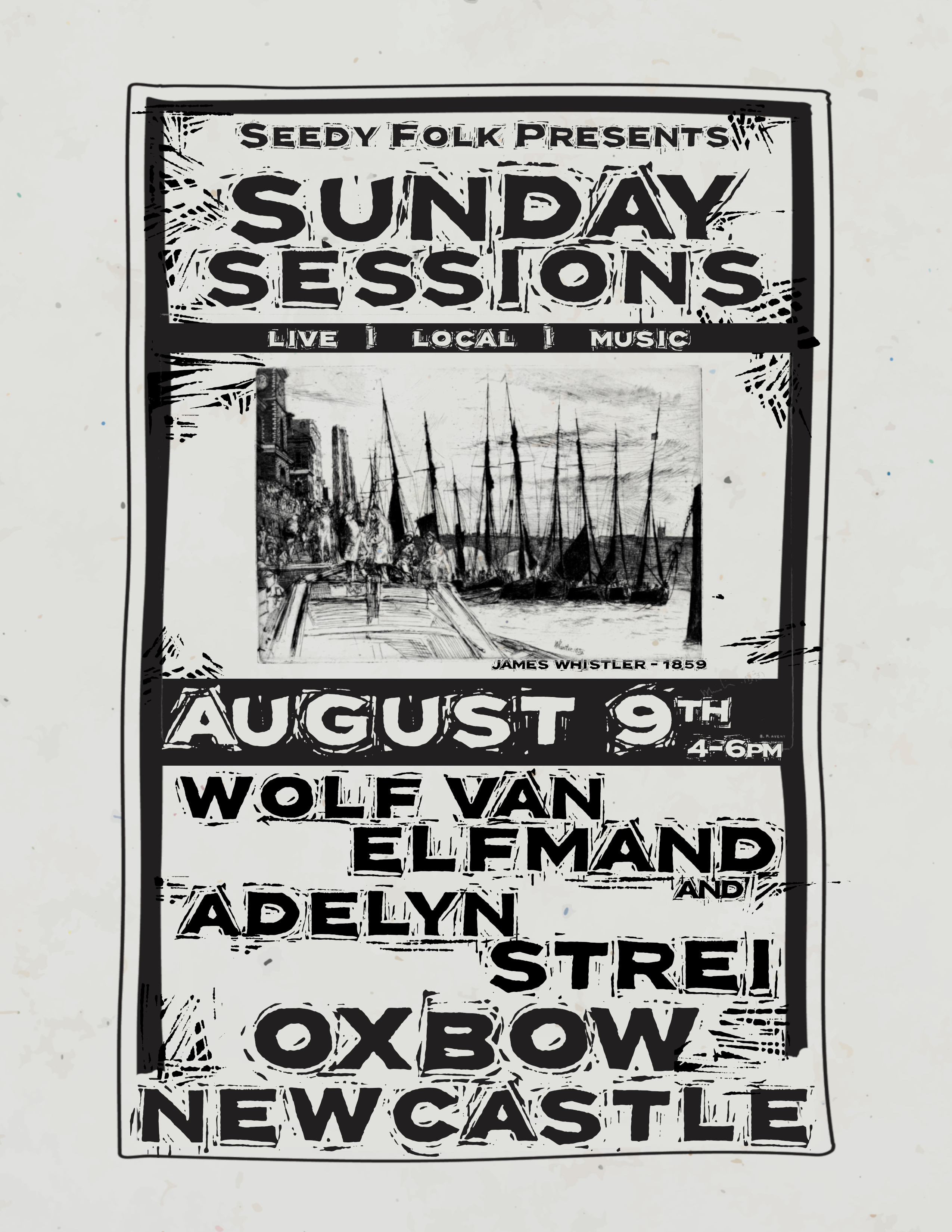 Sunday Sessions - August 9 - Wolf Van Elfmand and Adelyn Strei