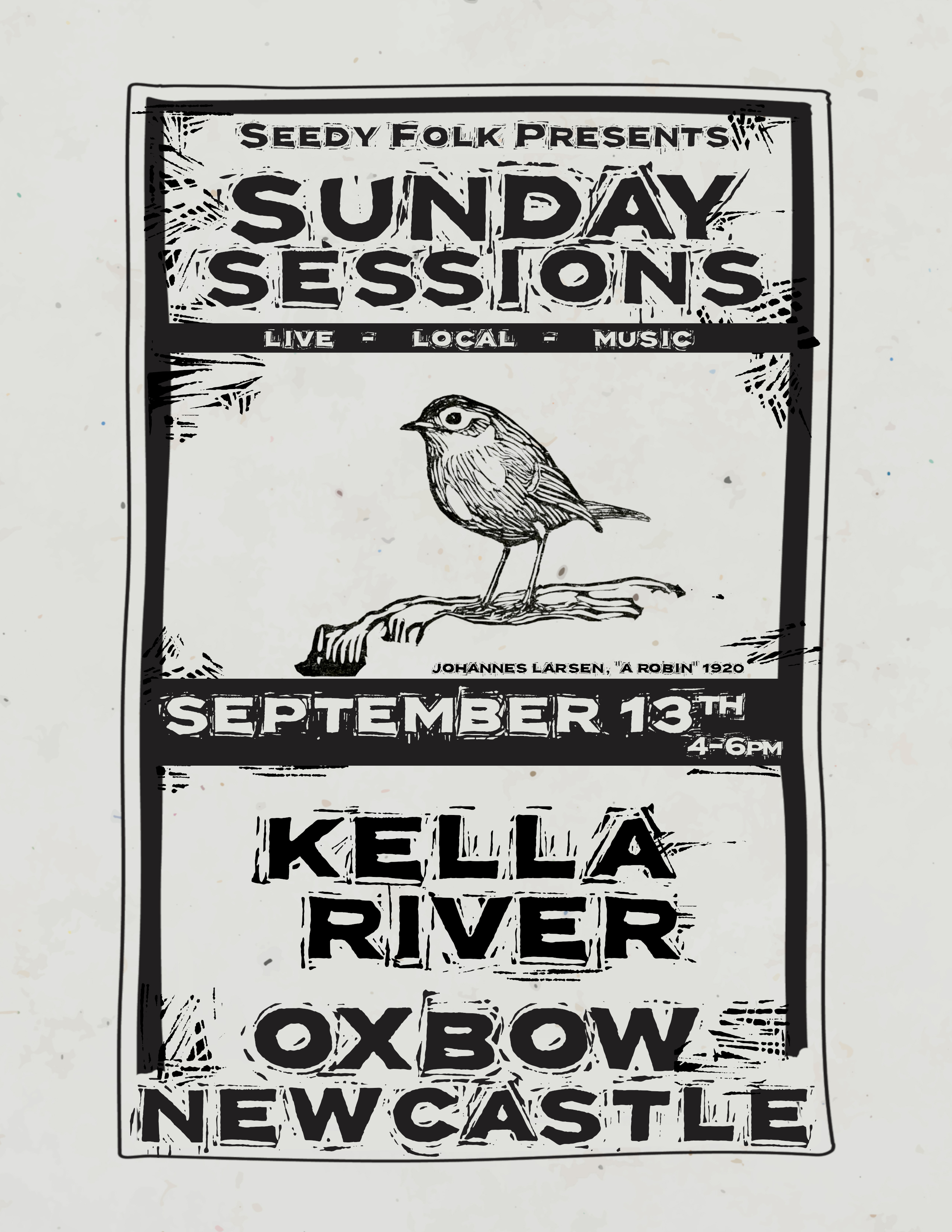 Sunday Sessions - Sept 13 - Kella River