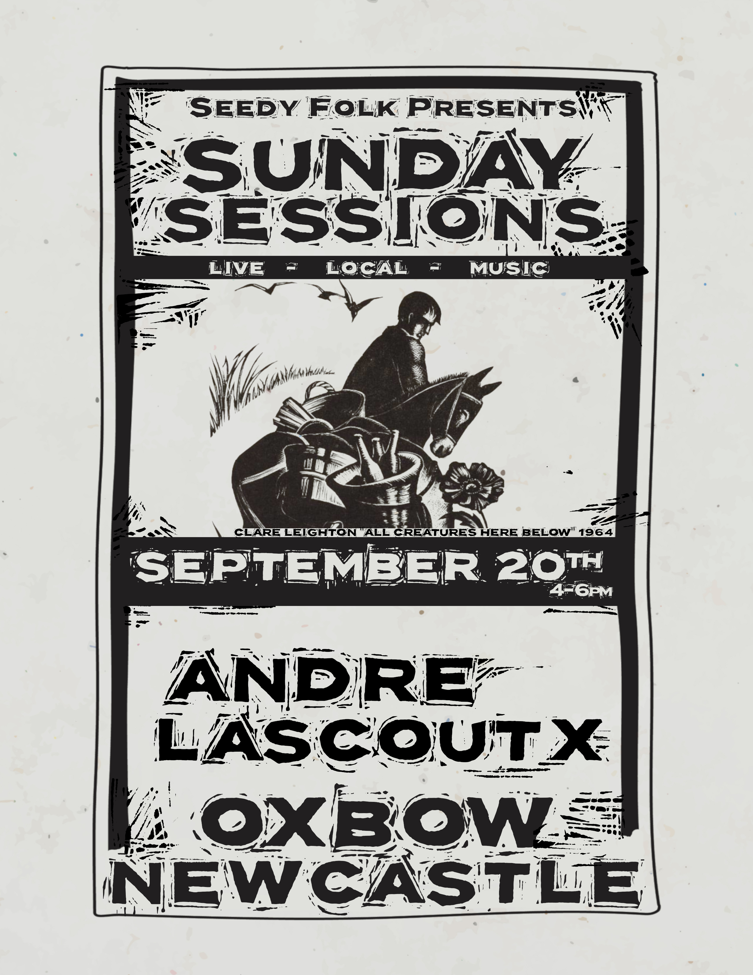 Sunday Sessions - Sept 20 - Andre Lascoutx