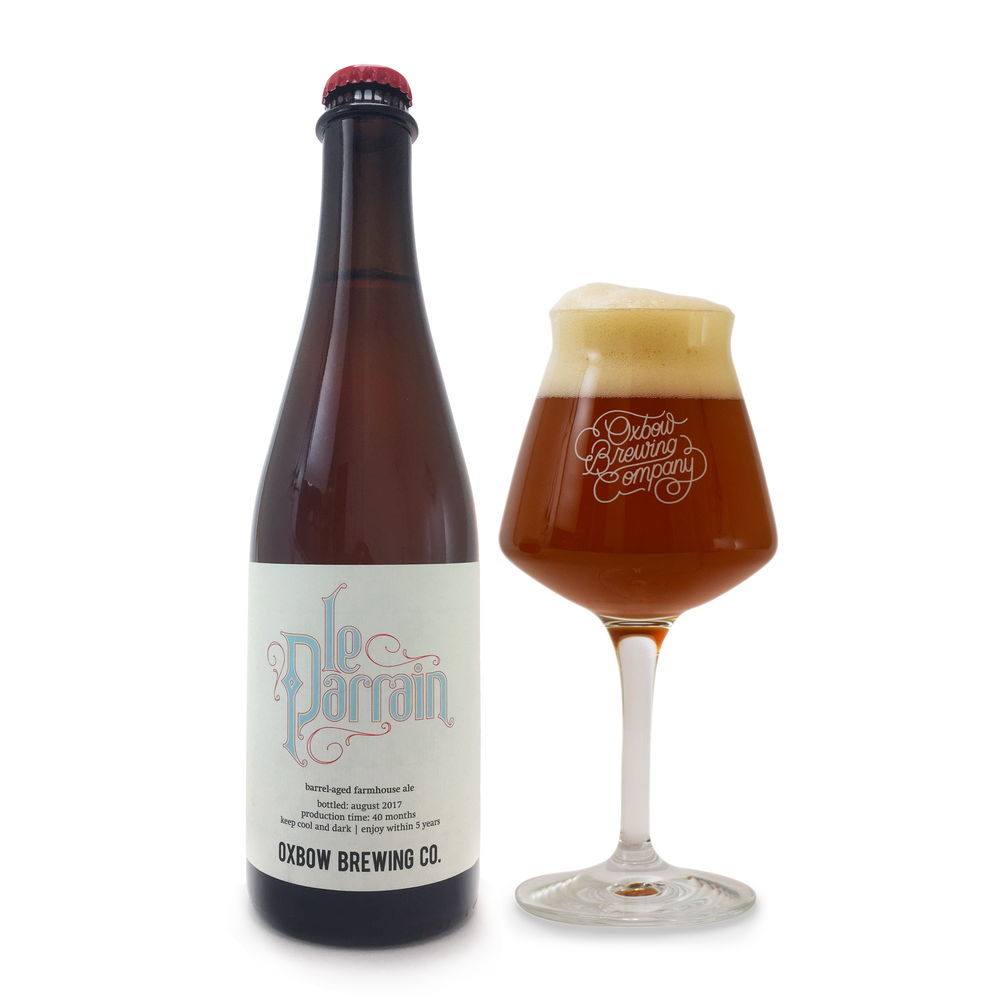 le_parrain_bottle_and_glass_pour