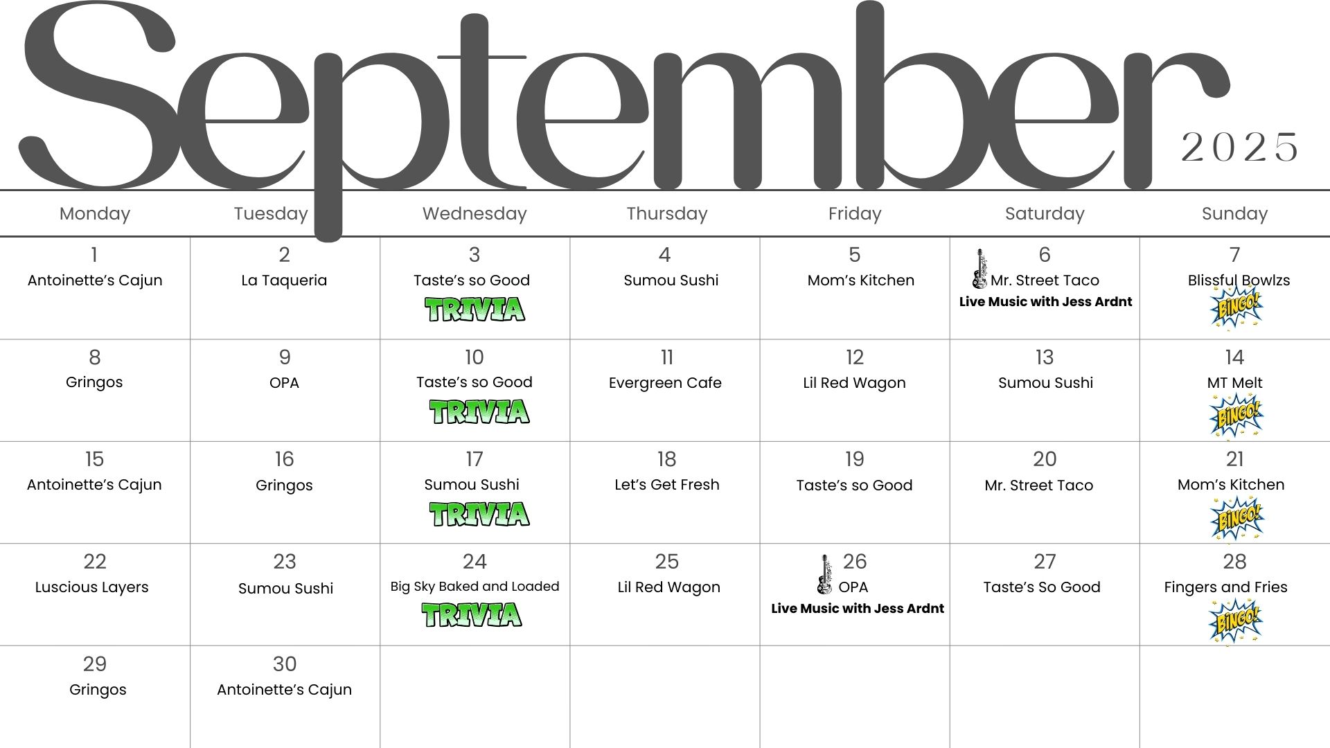 Copy of Modern Minimalistic Monthly Planner September 2024 Calendar