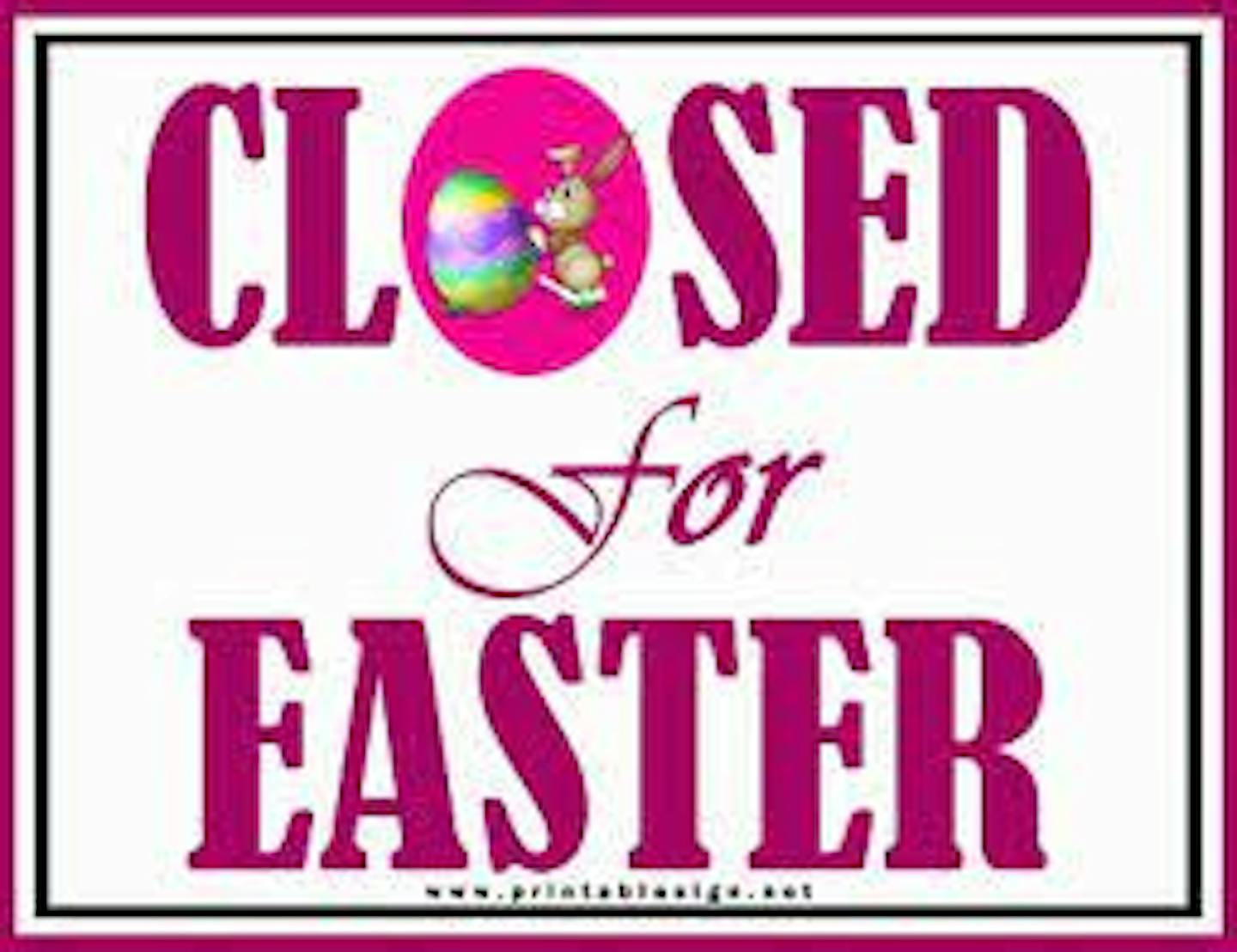 closed for easter