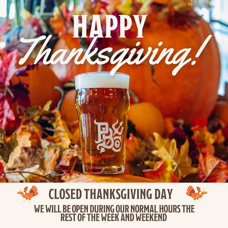 Closed for Thanksgiving Day