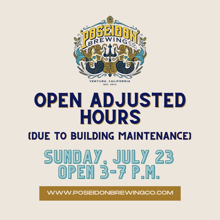 Open Adjusted Hours Due to Building Maintenance