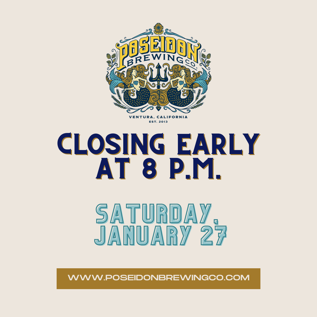 01/27 Closing Early at 8 p.m.
