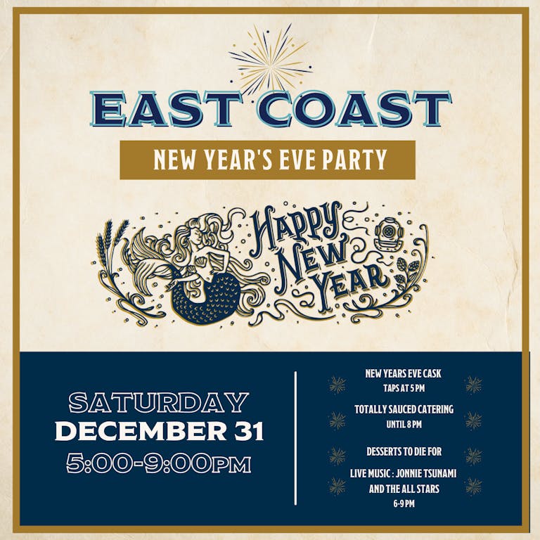 East Coast New Year’s Eve